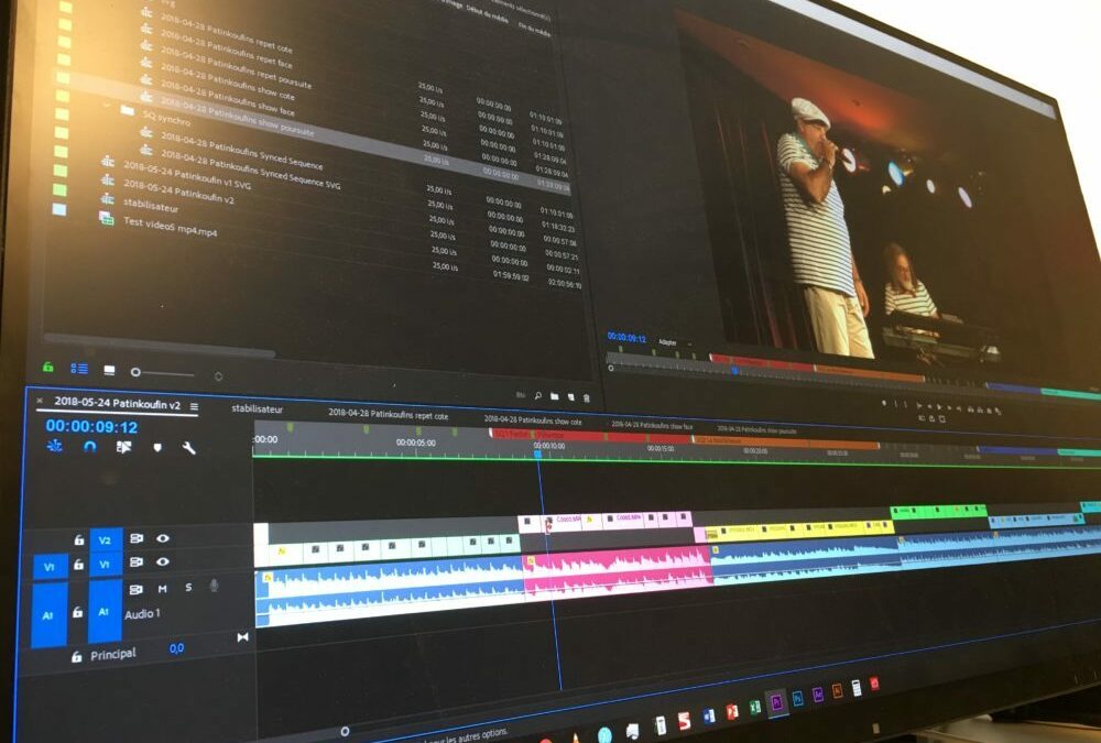 Adobe Premiere montage post-production