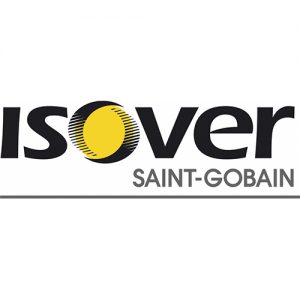 Logo de la marque Isover de Saint-Gobain.