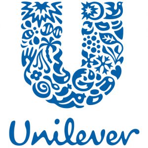 Logo de la marque Unilever en bleu
