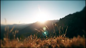 Paysage de montage Corse du sud, Bavella, fin de journée