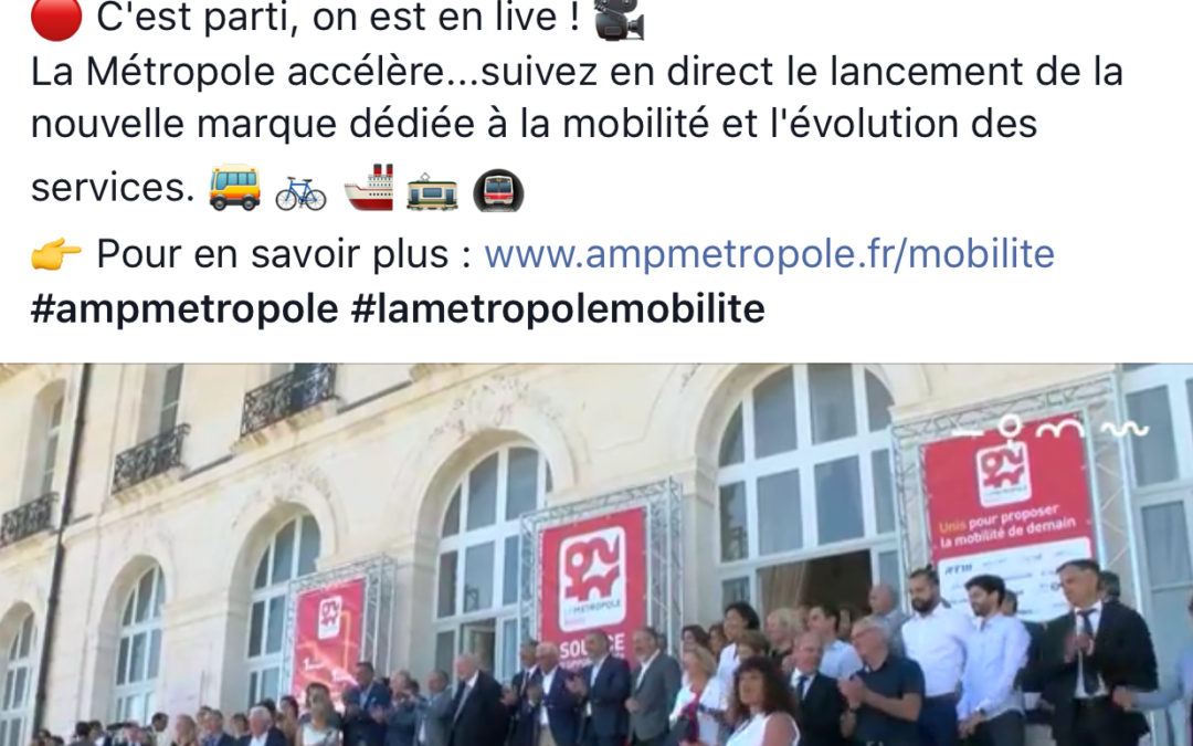 Facebook-Live Métropole Mobilité