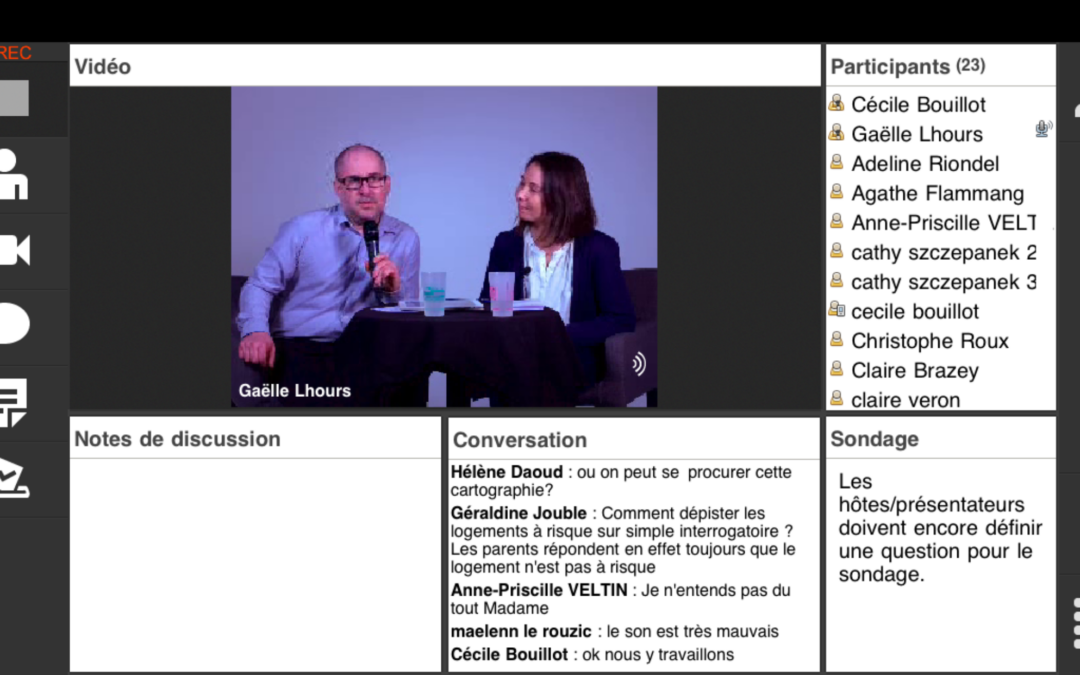 Webinaire interface smarphone