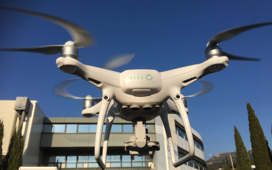 DJI Phantom en vol