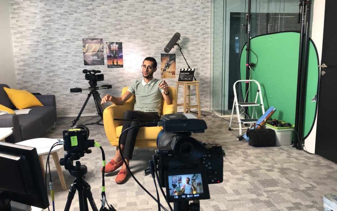 Studio tournage episodes Mordus de Ciné