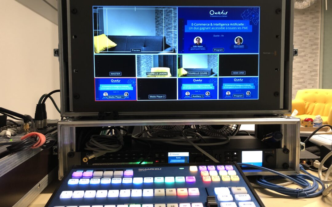 régie multicaméras studio webiniare oxatis