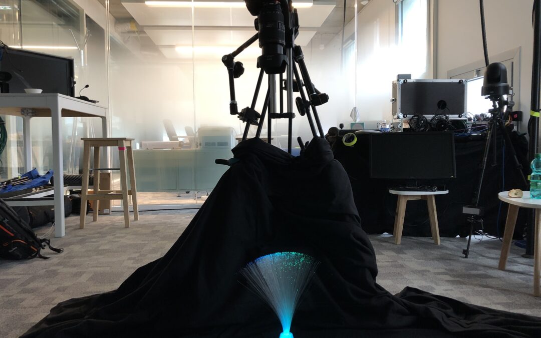 studio shooting fibre optique