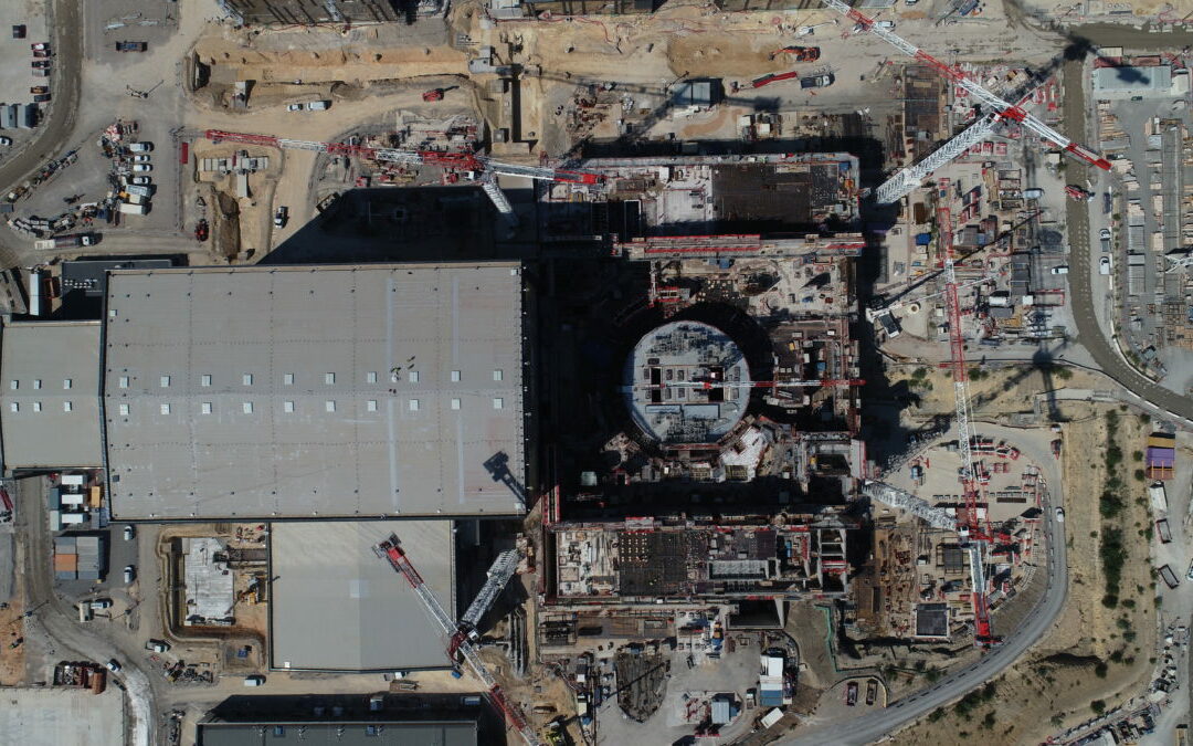 Chantier en vue zénitale