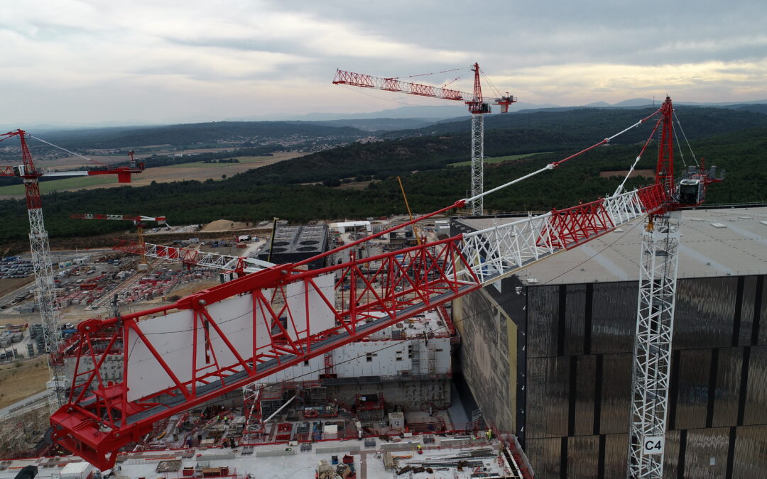 Iter Mission drone août 2019 grue C4