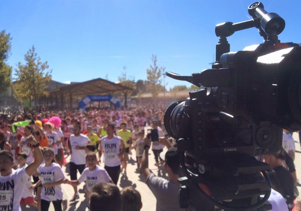 Tournage color run salon