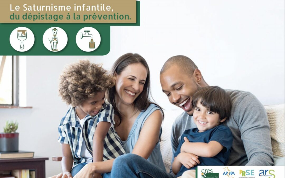 Affiche Webinaire Saturnisme infentil CRES-PACA